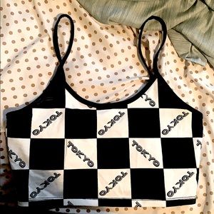 y2k vintage Tokyo cropped tanktop